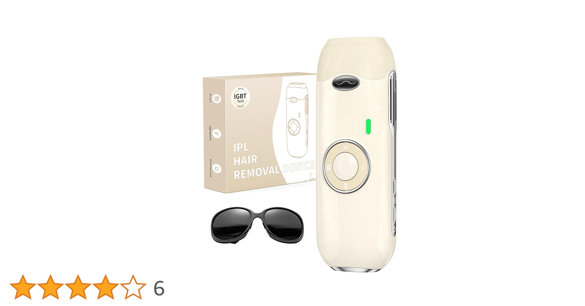 Amazon | YOZEE 脱毛器 IGBT無痛脱毛 【無制限照射回数 高出力