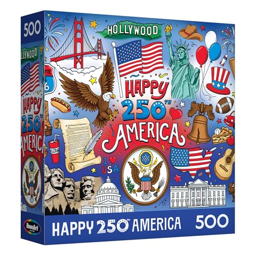 Puzzle Jigsaw Patriótico Americana 9 años a 99 años miniatura 1