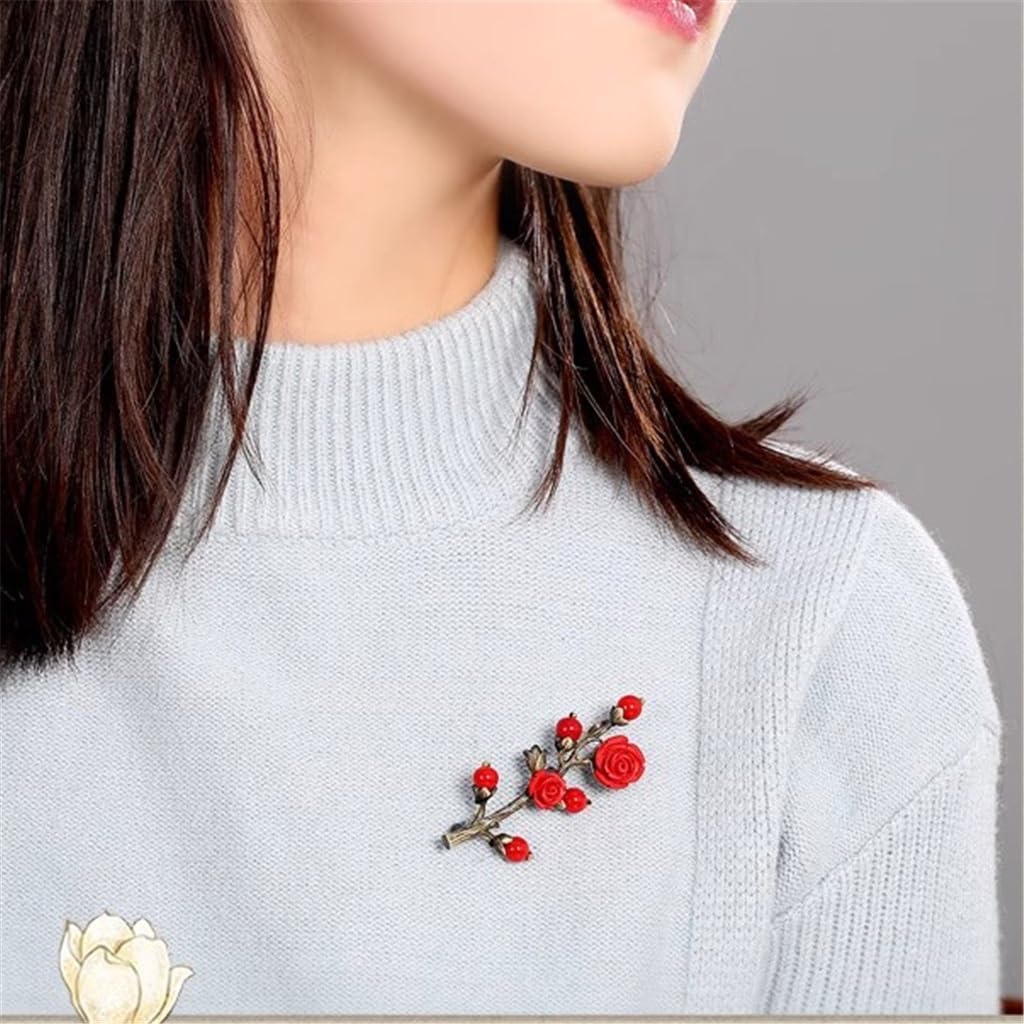 Spilla Da Donna Spille Da Giacca Bottoni Da Cardigan Corpetto Versatile Accessori Decorativi In Stile Antico (6 Cm)