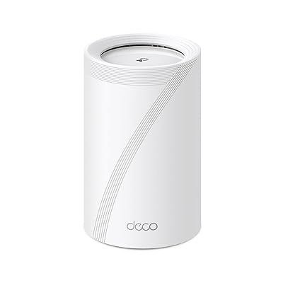 TP-Link Deco BE63 Tri-Band WiFi 7 BE10000 Whole Home Mesh System - 6-Stream 10 Gbps, 4x2.5G Ports Wired Backhaul, 4X Smart Internal Antennas, VPN, MU-MIMO, HomeShield, Free Expert Support (3-Pack)