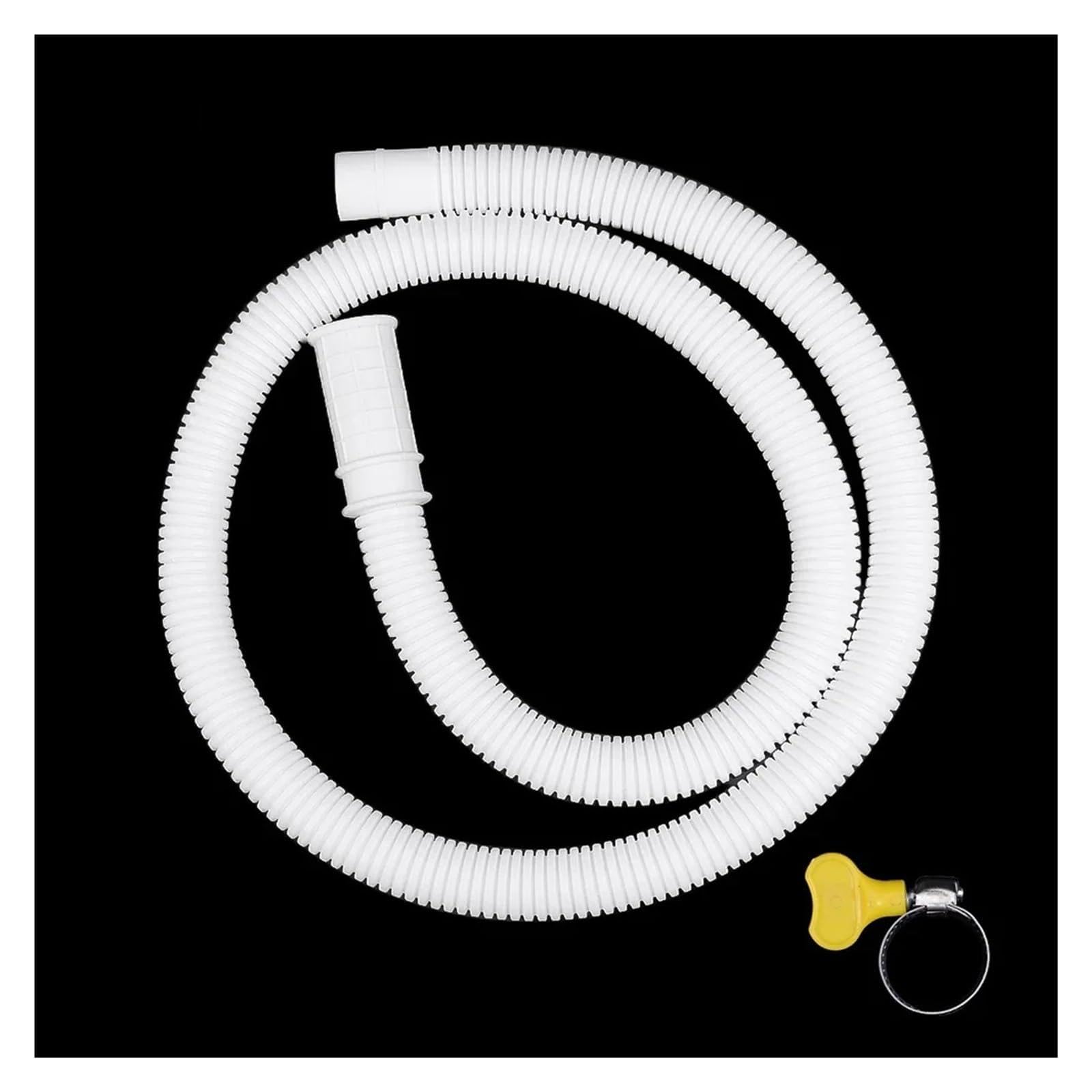 Rshechufbfg 1M Extension Drain Hose,Compatible For Washing Machine,Air Conditioner,Faucet,Semi-Automatic Washer(1M)