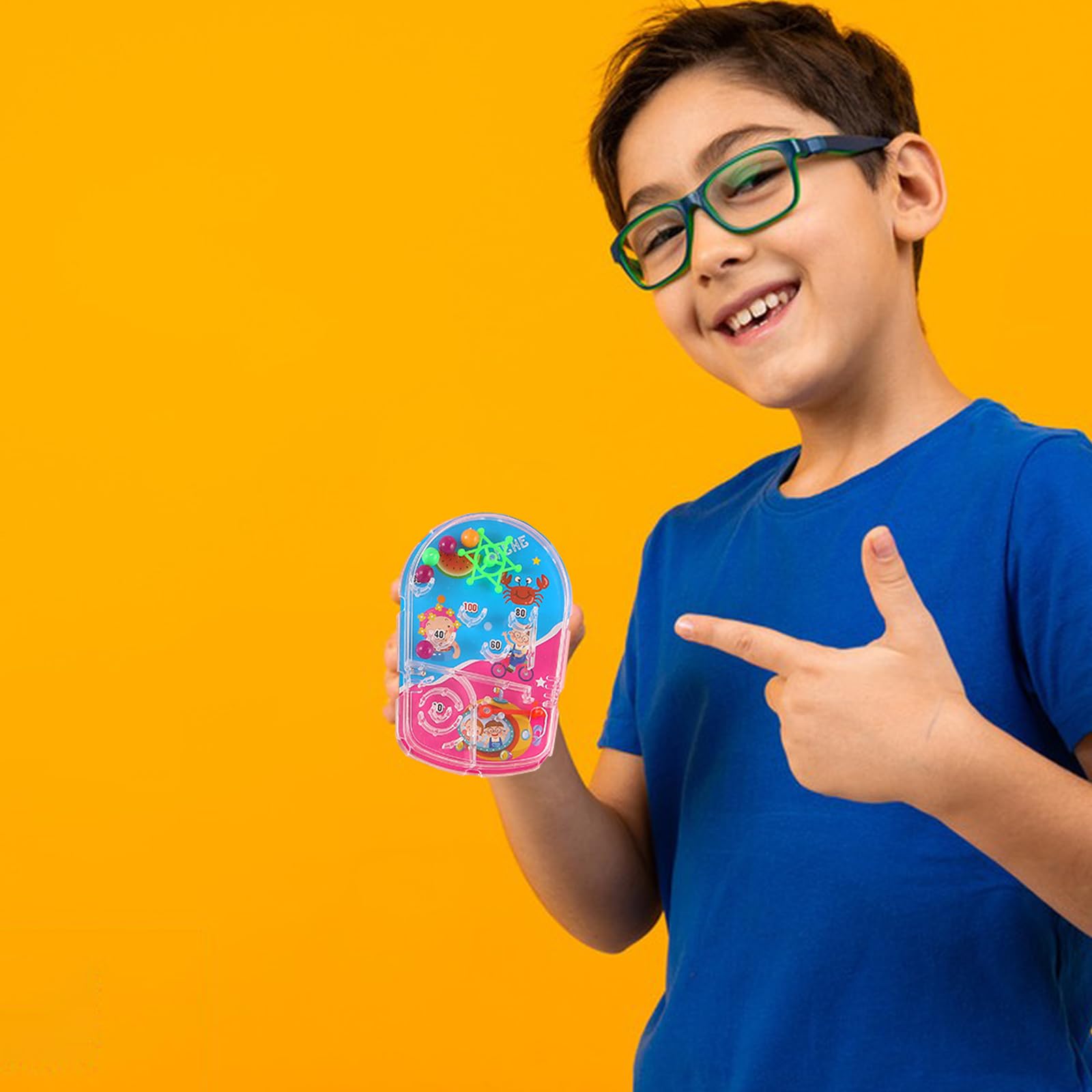 YZZT 2 in 1 Set Pinball Pack, Soccer Theme & Maze Pinball, Featuring a Soccer Theme for Boys and a Maze Challenge for Girls. Suitable for 2+, Enhance Your Child's Hand-Eye Coordination Through Play - Image 3