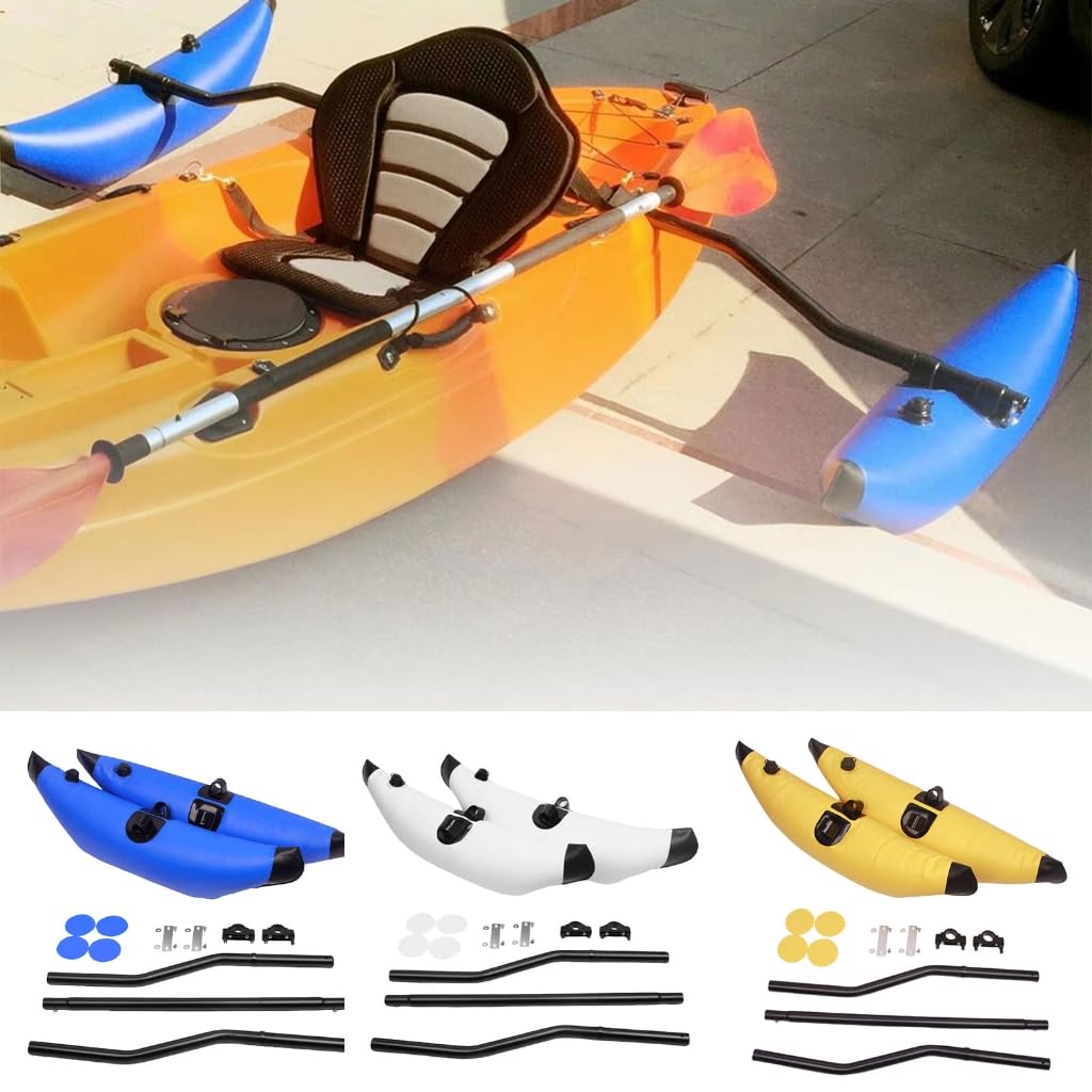 Kayak gonfiabile galleggiante bilanciamento BoatsPart PVC gonfiabile Kayak Galleggiante Balancing Canoes Set