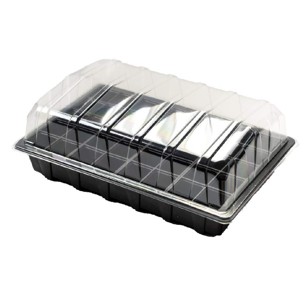 Nutley's Black 40-Cell Seed Propagator Set With Drainage Holes (Pack Of 3)