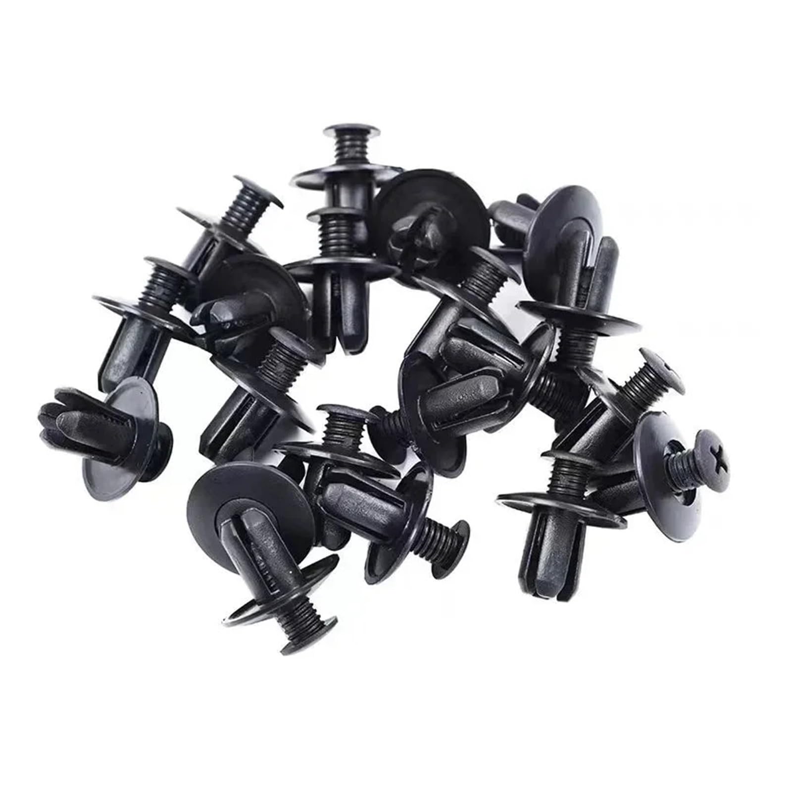 KXFVYNE 8mm Plastic Rivets Fastener Screw Car Bumper Fenders Trim Panel Retainer Fasteners Clip Accessories(20pcs)