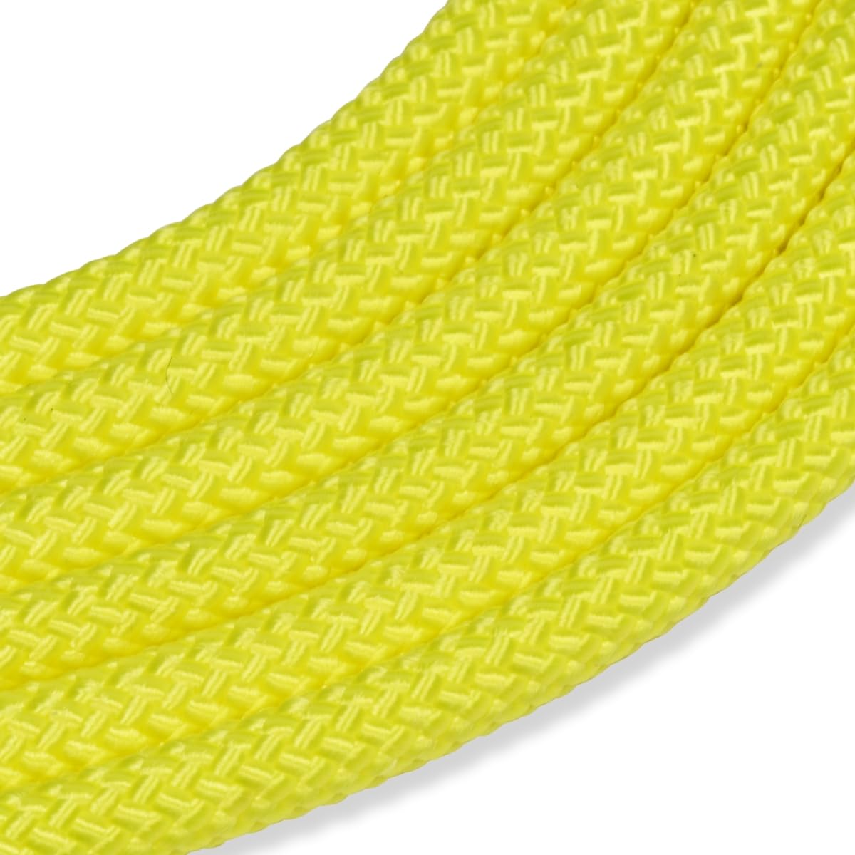 Corderie Italiane 006102809 Doppia Treccia Skipper Alta Tenacità – Giallo Flu, 6 Mm X 50 Metri, Carico 650 Kg