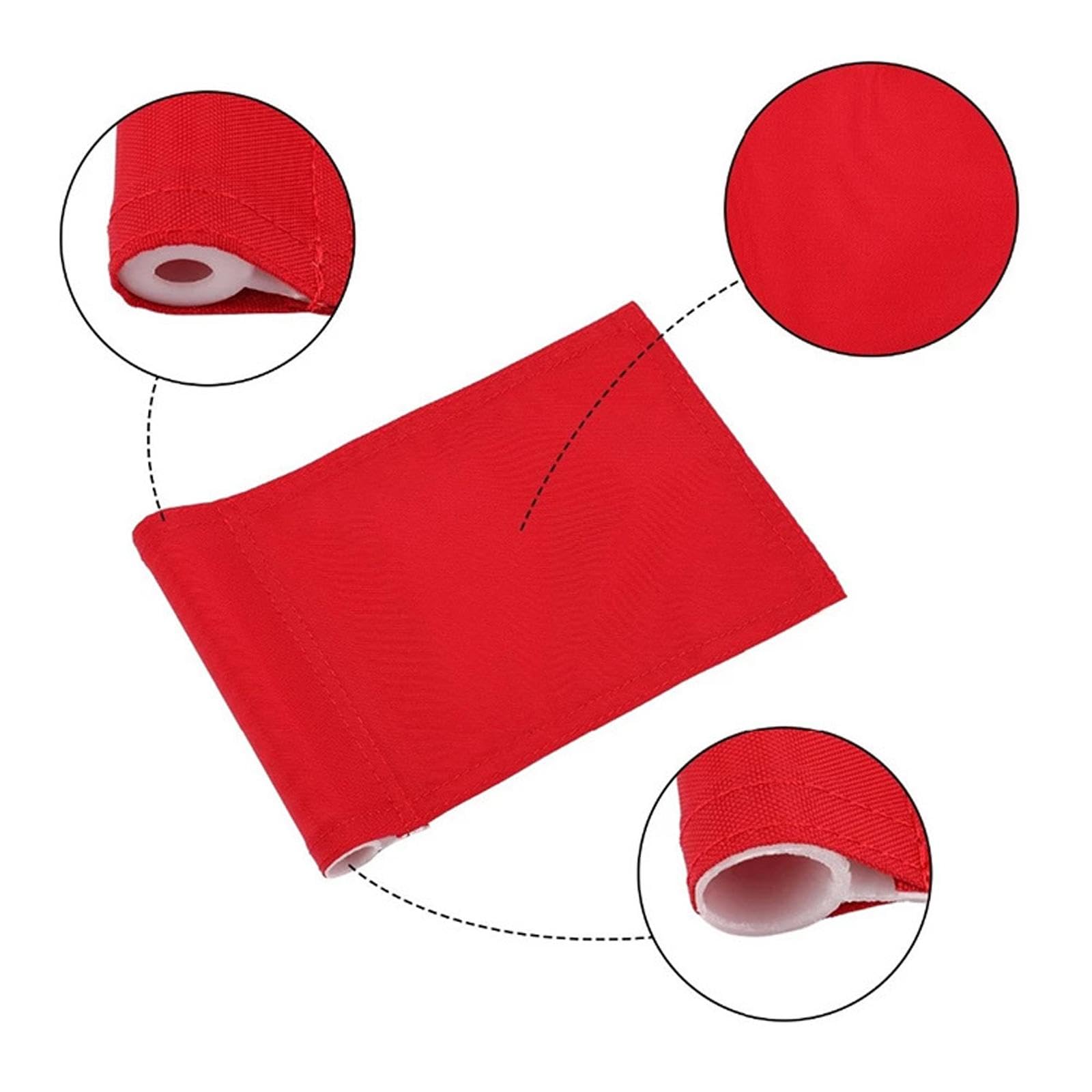 Drapeaux de Golf avec Tube inséré, Drapeau Vert pour Parcours d'entraînement extérieur