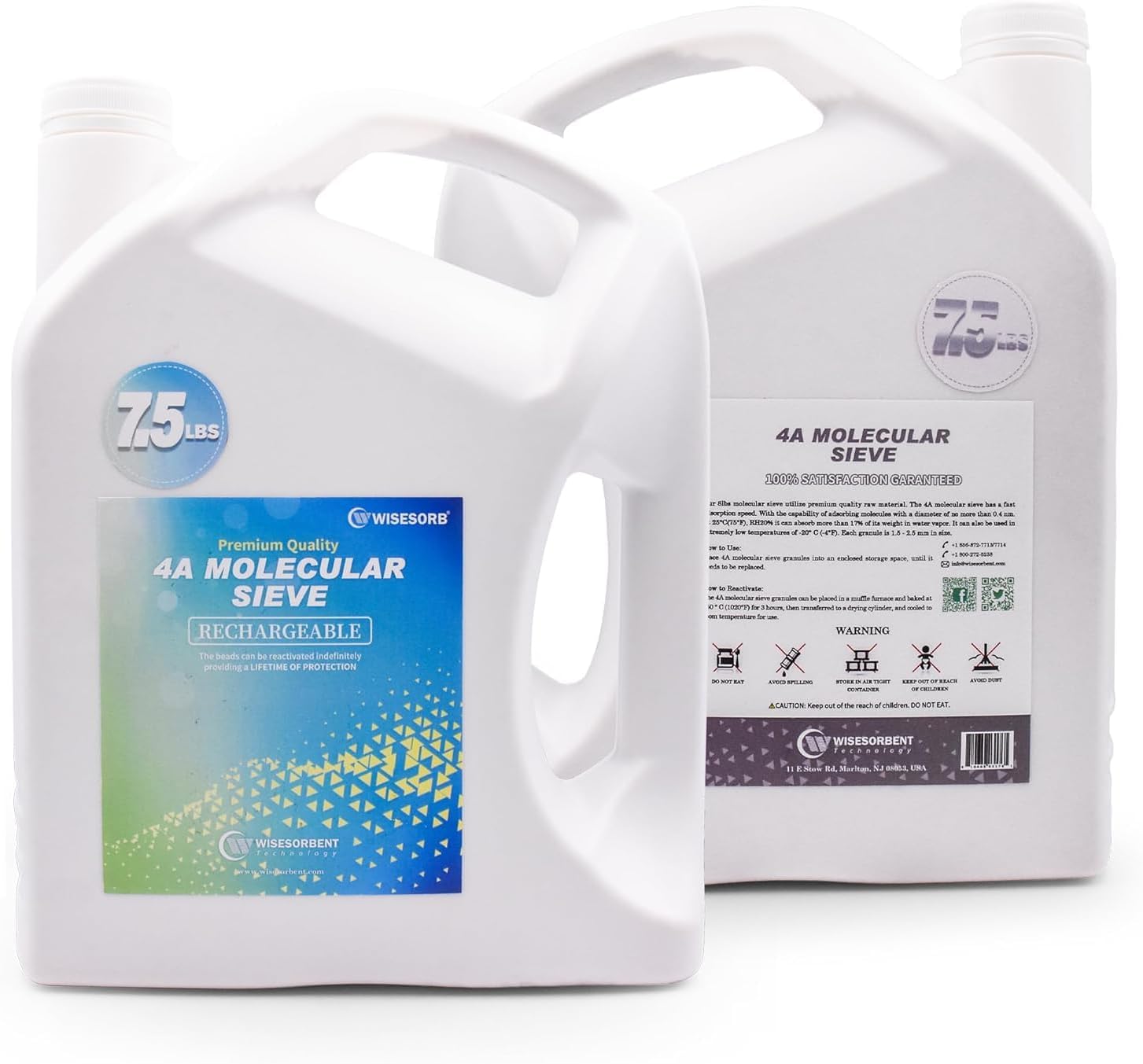 Wisesorb 7 LBS 4A Molecular Sieve, Premium Quality Desiccant Bulk Material