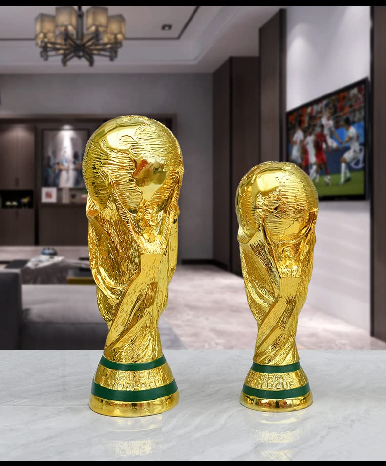Réplique Trophée Coupe Du Monde Football - Décoration Collection Pour Fans - Résine Haute Qualité - Cadeau Sportif