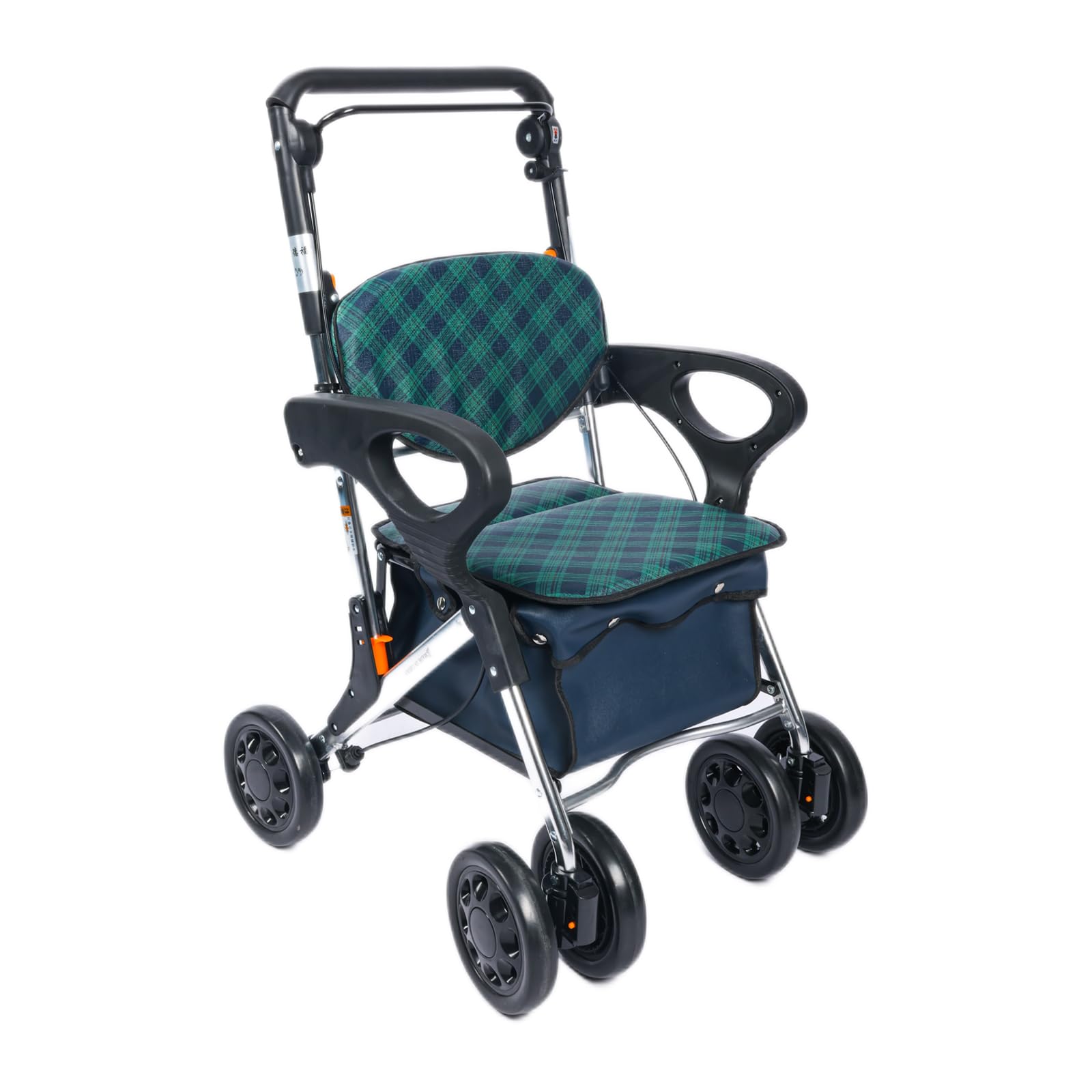 Amazon | Care-parentsシルバーカー 座れる 軽量 折り畳み 4輪 手押し 