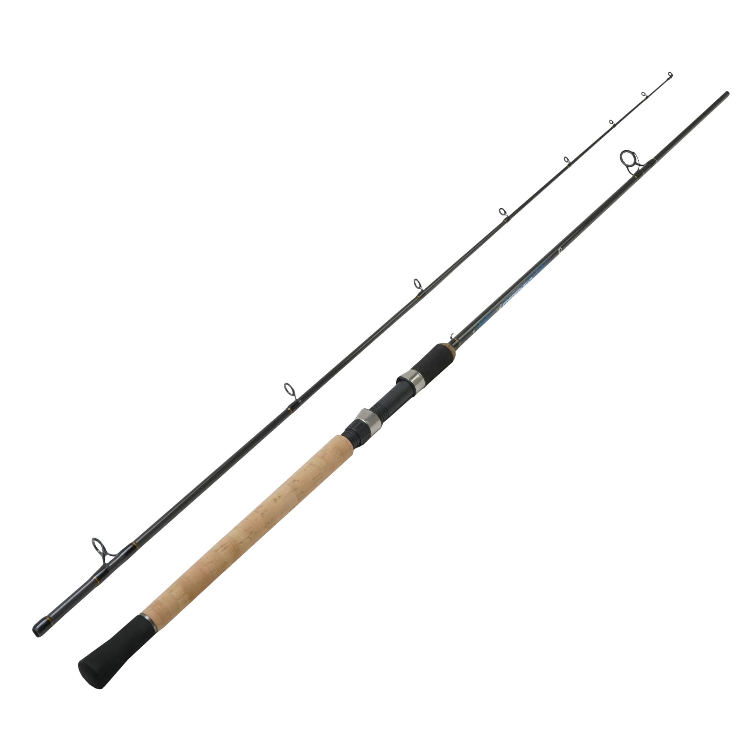 DLT Copperhead - 2,60m - Wolfsbarschrute - Schwarz - Carbon - Solider Rollenhalter inklusive