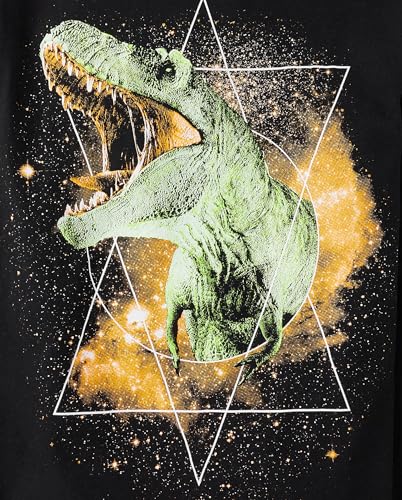 The Children's Place,Boys,Dino Short Sleeve Graphic T-Shirts,Multipacks,Triceratop/Dino Galaxy 2-Pack,Large2