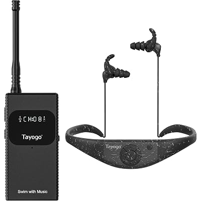 Tayogo T6+W18 Swim Music Combo – Waterproof Swimming MP3 Player + Bluetooth Transmitter | No Need to Download Music, Support Spotify, Swim with Your Stream APP