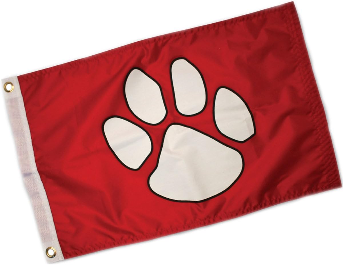 Fido Pet Products Paw Print Flag, 12-inch by 18-inch