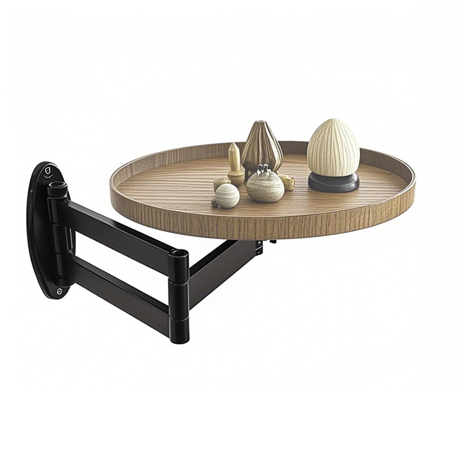 Table ronde pliante murale pour balcon de chambre et salon