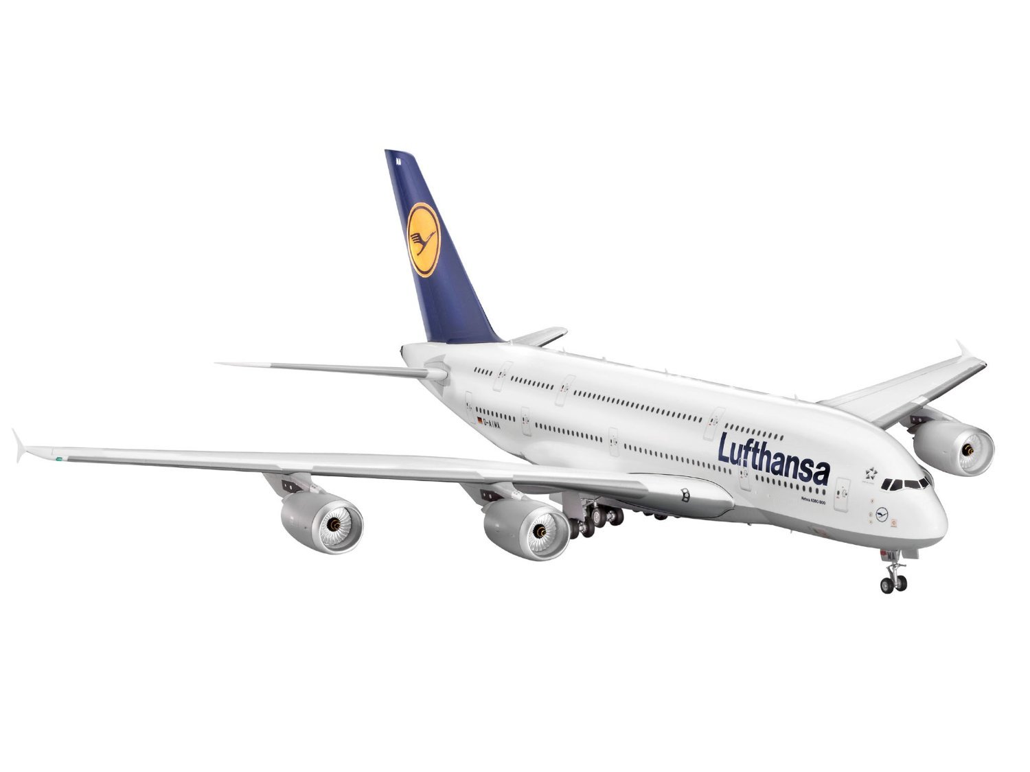 Amazon.co.jp: ドイツレベル 1/144 エアバスA380 ルフトハンザ 4270 