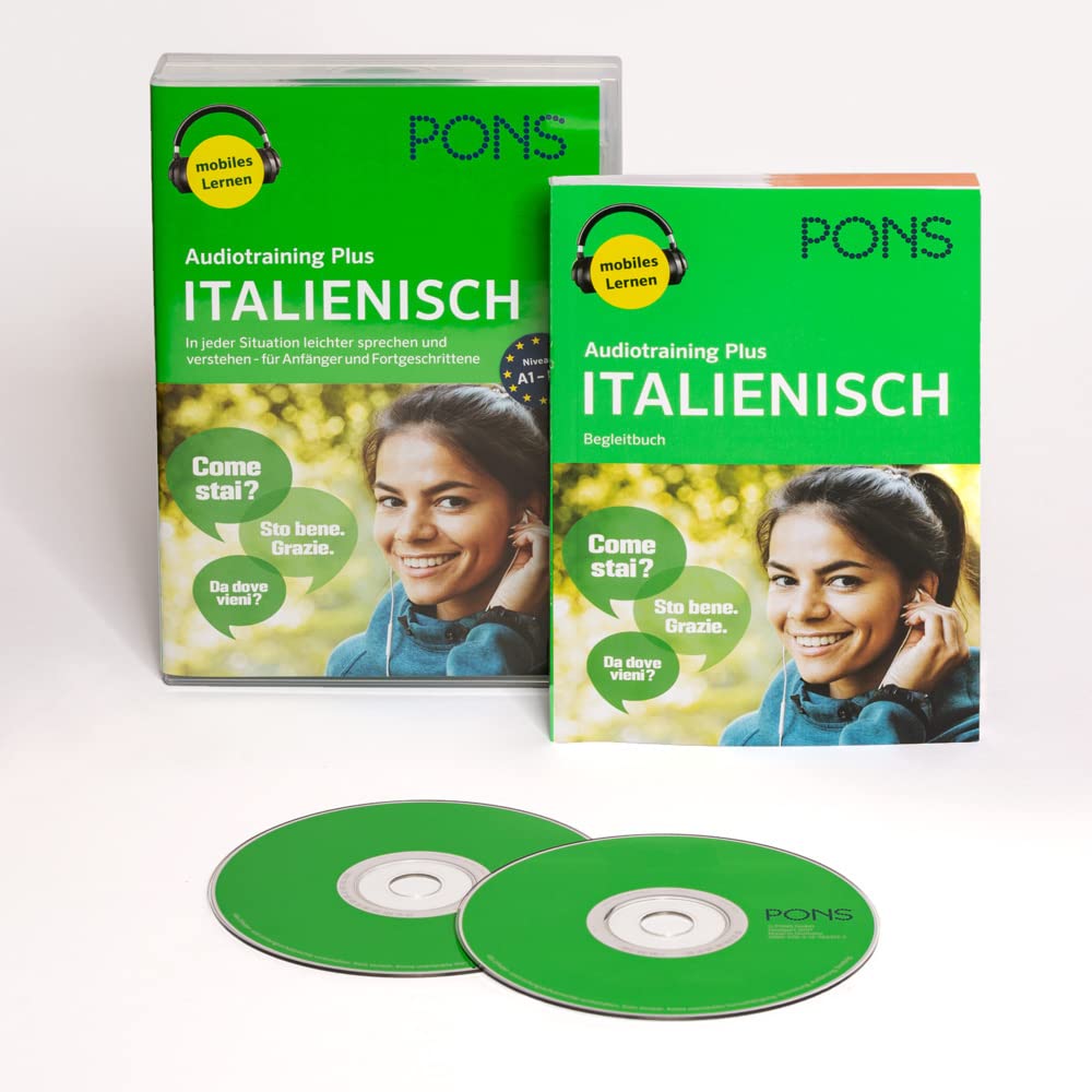 PONS Audiotraining Plus Italienisch: In jeder Situation leichter sprechen und verstehen – für Anfänger und Fortgeschrittene