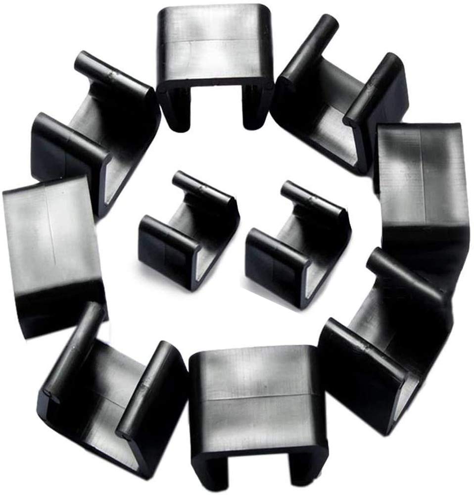 YMZ 10 Pcs Patio Furniture Clips Sofa Chair Alignment Fasteners Clips Furniture Alignment Sofa Rattan Chair (6cm)