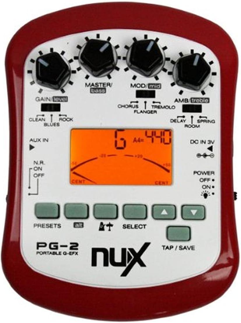 nuX PG-2 Portable Guitar Effects Processor