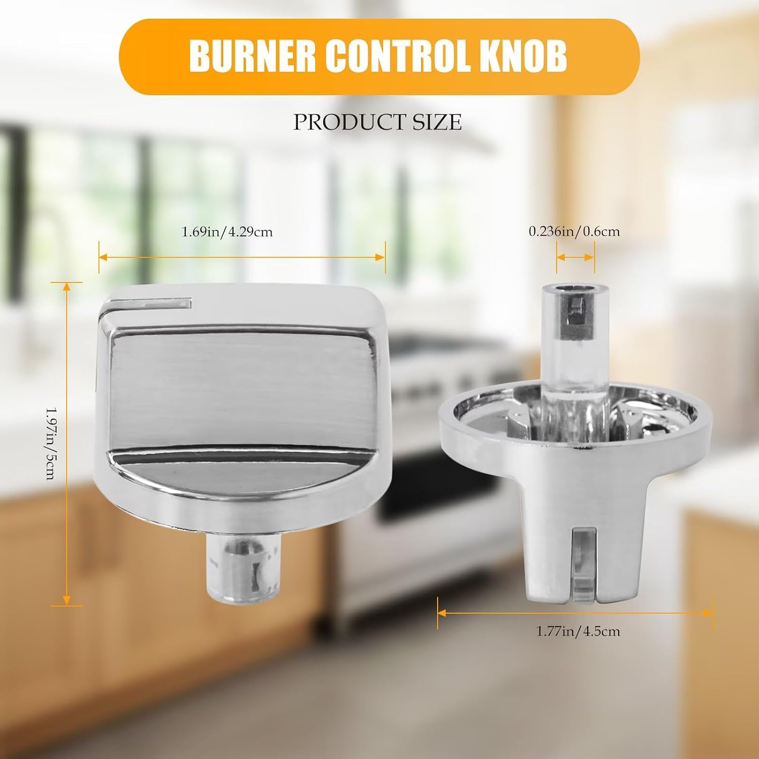 【Upgraded】 5-Pack AEZ73293801 Burner Control Dial Stove Knobs for LG Range Stove Gas Cooktop LCG3011ST, LCG3691ST, LCG3091ST, HG7522JR, LCG3611ST Range Replacement Knobs/Oven Gas Stove Knob
