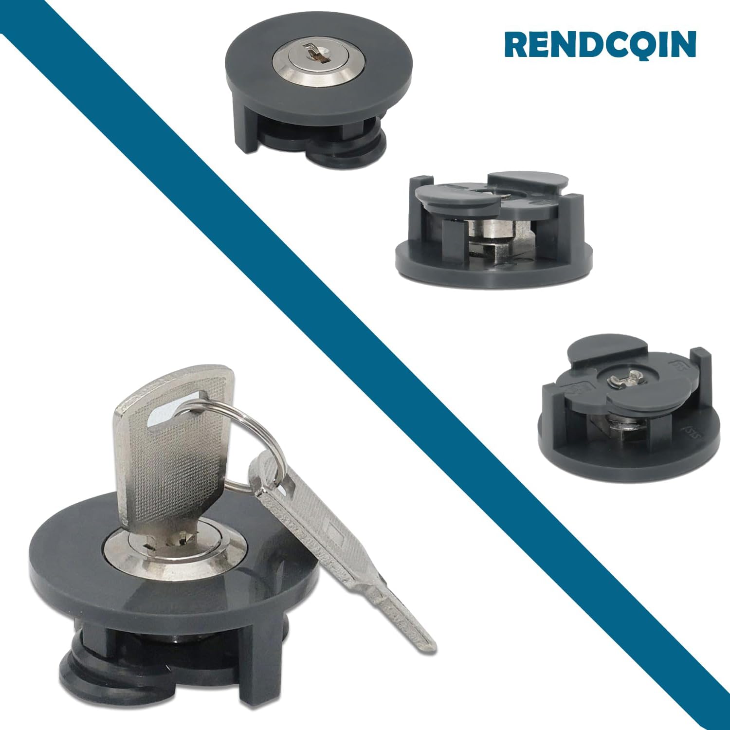 4 Serrature Per Prese Elettriche - Protezione Bambini E Anti Furto Di Corrente, Con Chiave - Foto 4