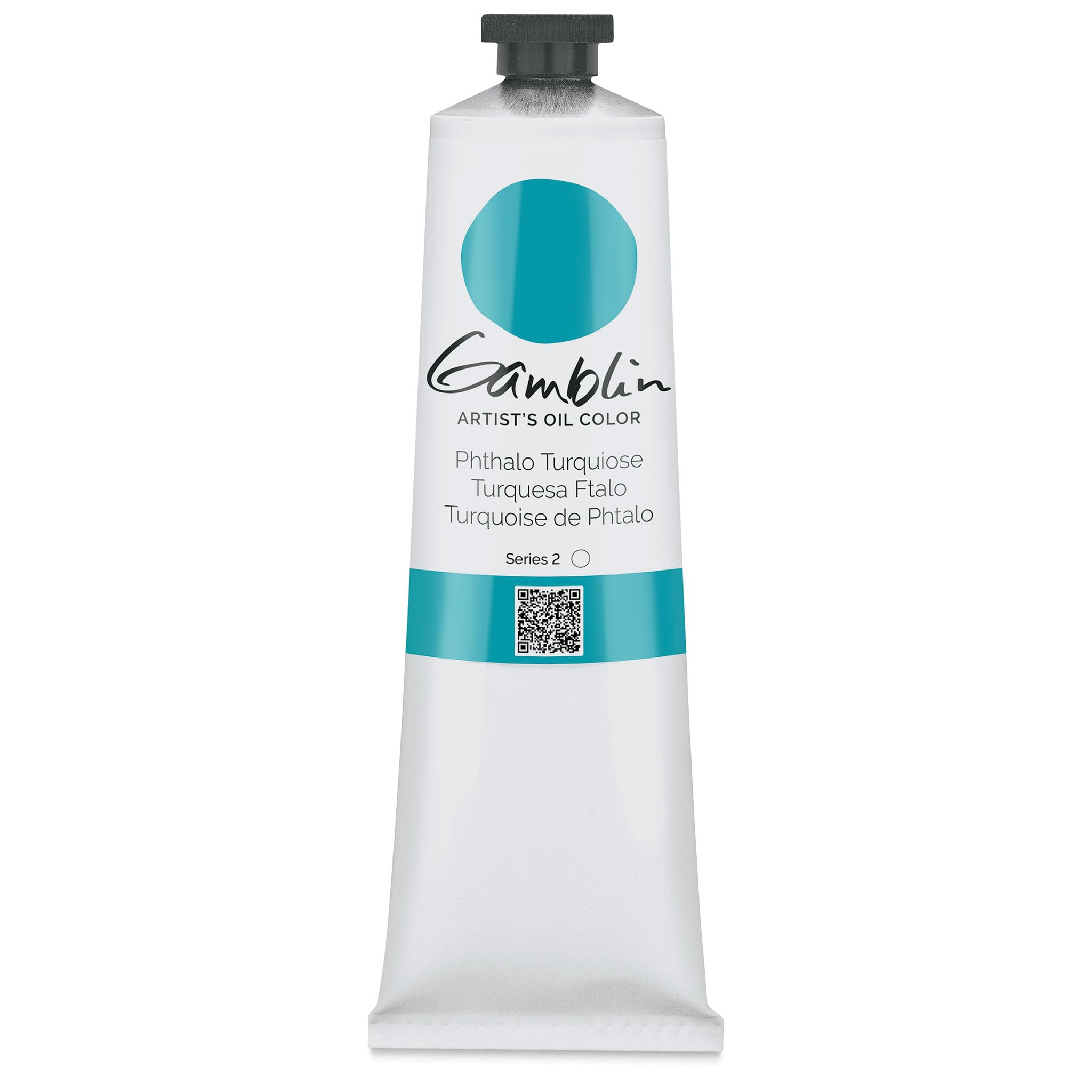 5.07 oz. Artists' Grade Oil Color Color: Phthalo Turquoise by Gamblin