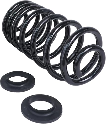 Miniatura 7 de Detroit Axle - 2 muelles helicoidales traseros para Chevrolet Trailblazer Buick Rainier Isuzu Ascender Bravada GMC Envoy XUV, reemplazo de