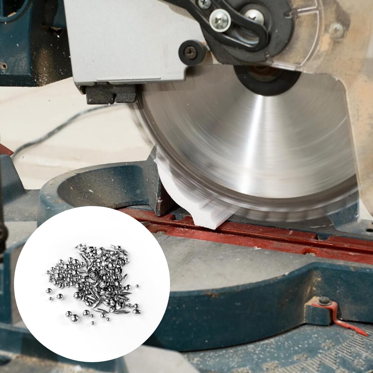 Perline lucidate in acciaio inossidabile 304 da 1 LB, lucidatura per gioiellieri, 4 forme per macchina KT-1320
