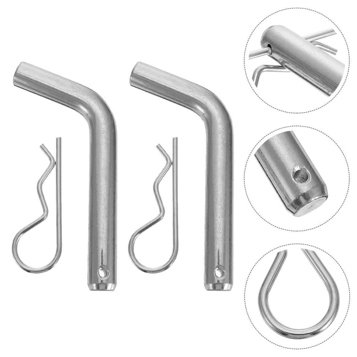 GANAZONO Hitch Pin and Clip for Trailer Towing Accessories Heavy Duty Durable Pin for Receiver Secure Trailer Connection Reliable Trailer Pin and Clip