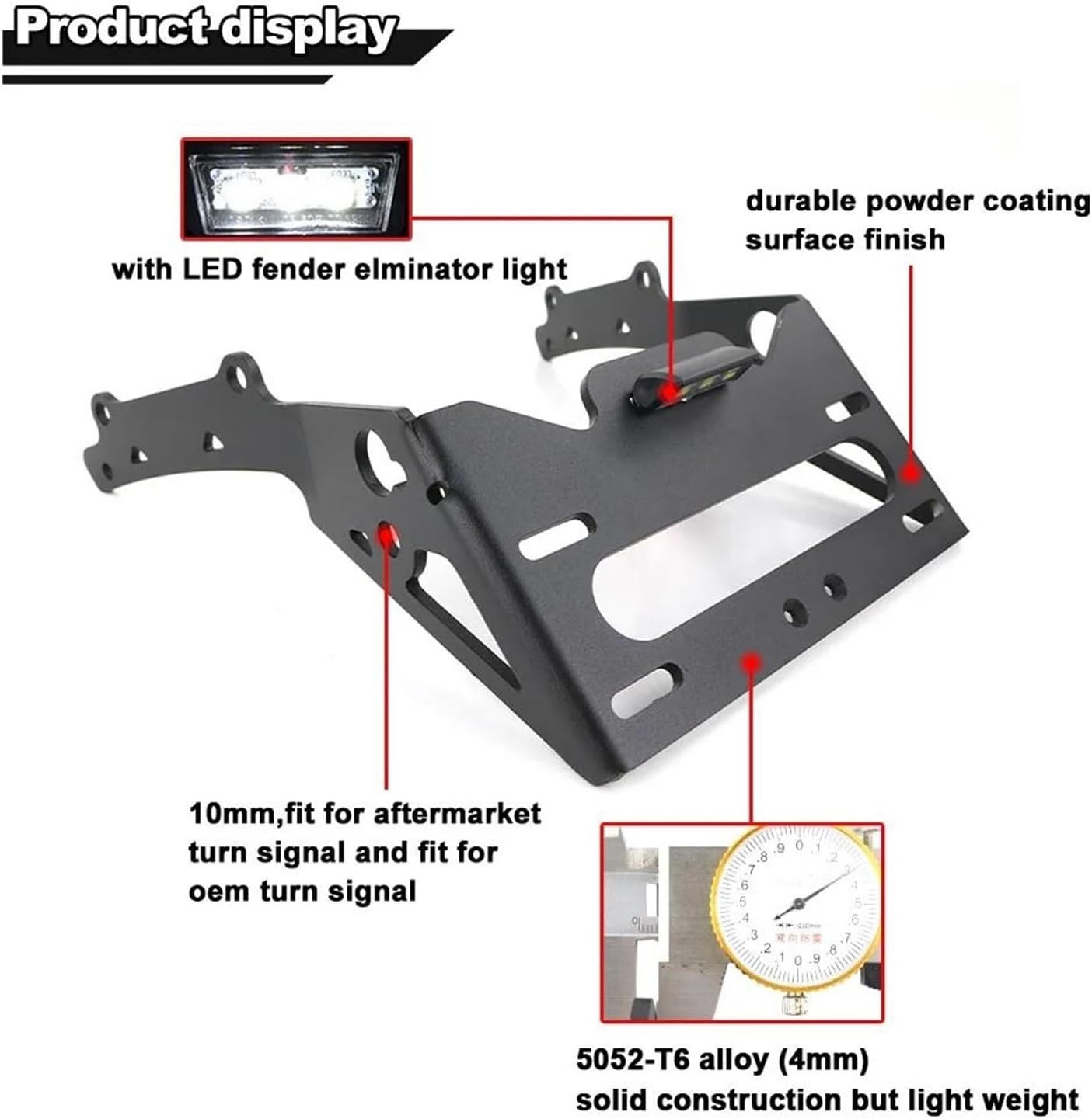オートバイ ライセンスプレートホルダー ナンバープレートホルダー