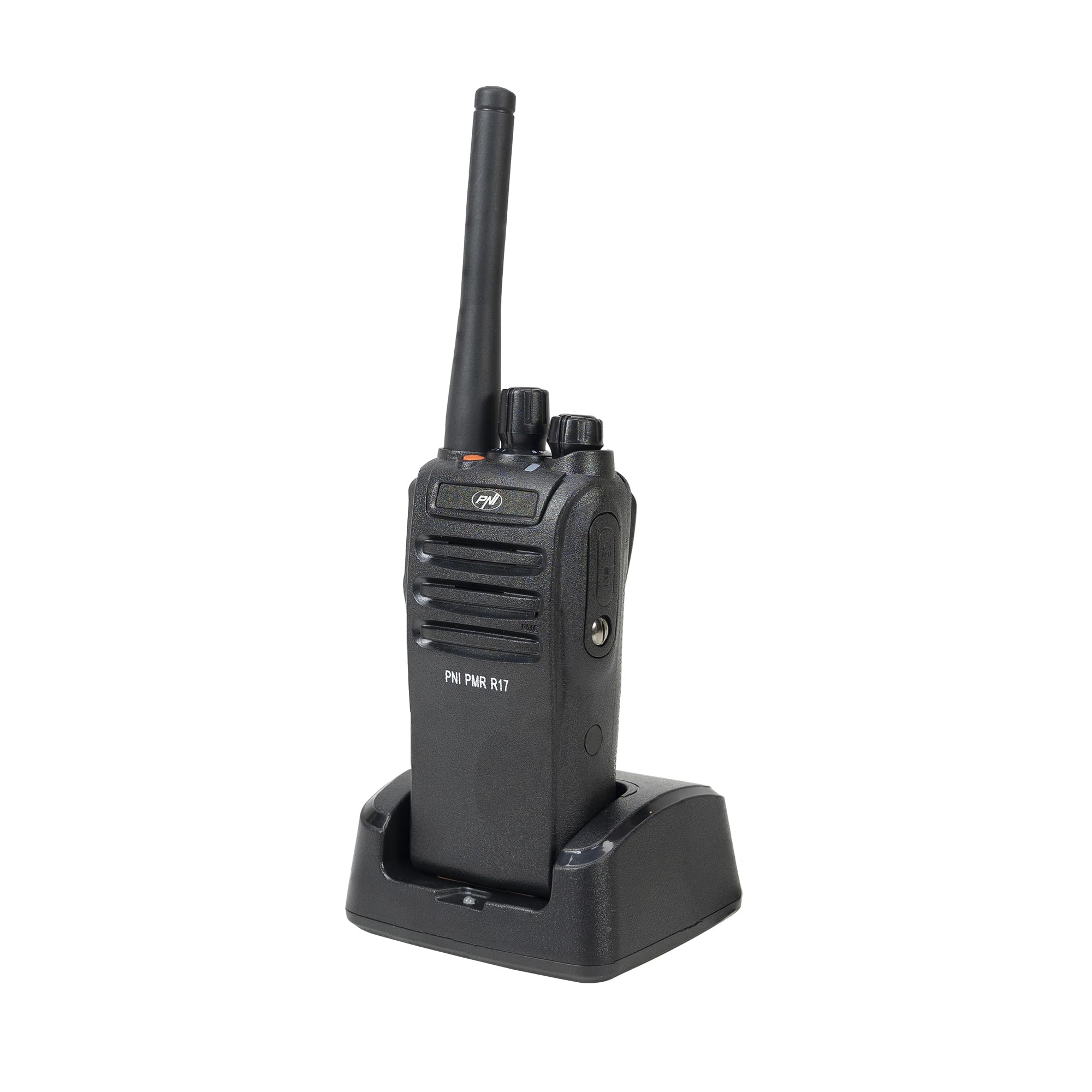 Kit di 6 stazioni radio portatili PNI PMR R17 446 MHz, 0,5 W, 16 canali PMR e 50 CTCSS e 104 toni DCS, programmabili, Li-Ion 2200 mAh, IP68