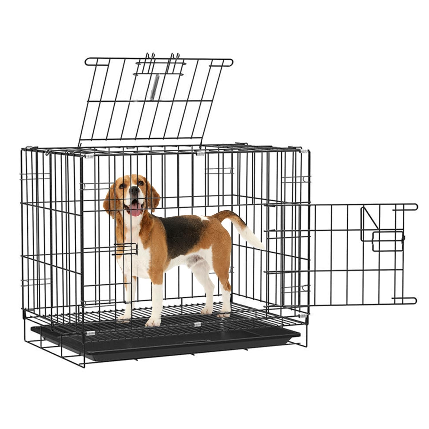 Dog Trust Metal Cage Iron and Plastic Cage with Removable Tray for Dogs and Rabbits-18 INCH Pink Color (B0CCXXYZ7J) Amazon Price History, Amazon Price Tracker