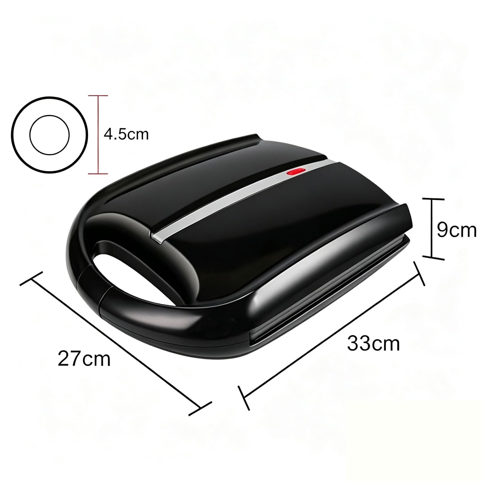 Mini Macchina per Donut 1400W, 16 Donut, Diametro 4,5cm