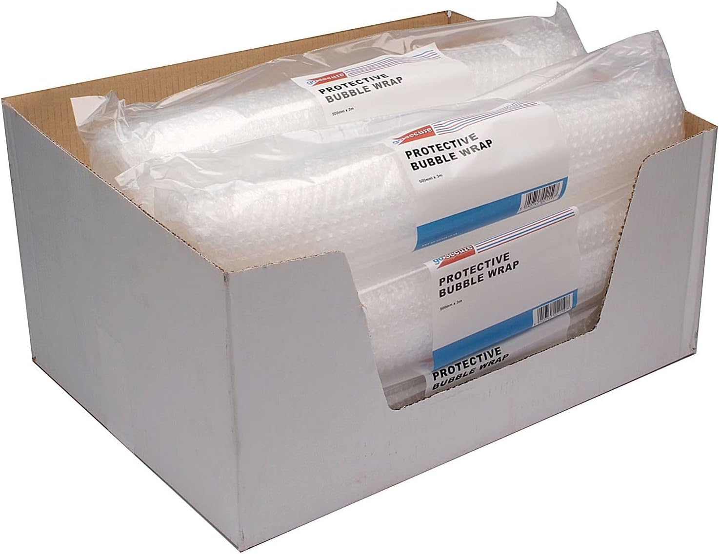 GoSecure Bubble Wrap Roll Small 300mmx3m Clear (Pack of 16) PB02288