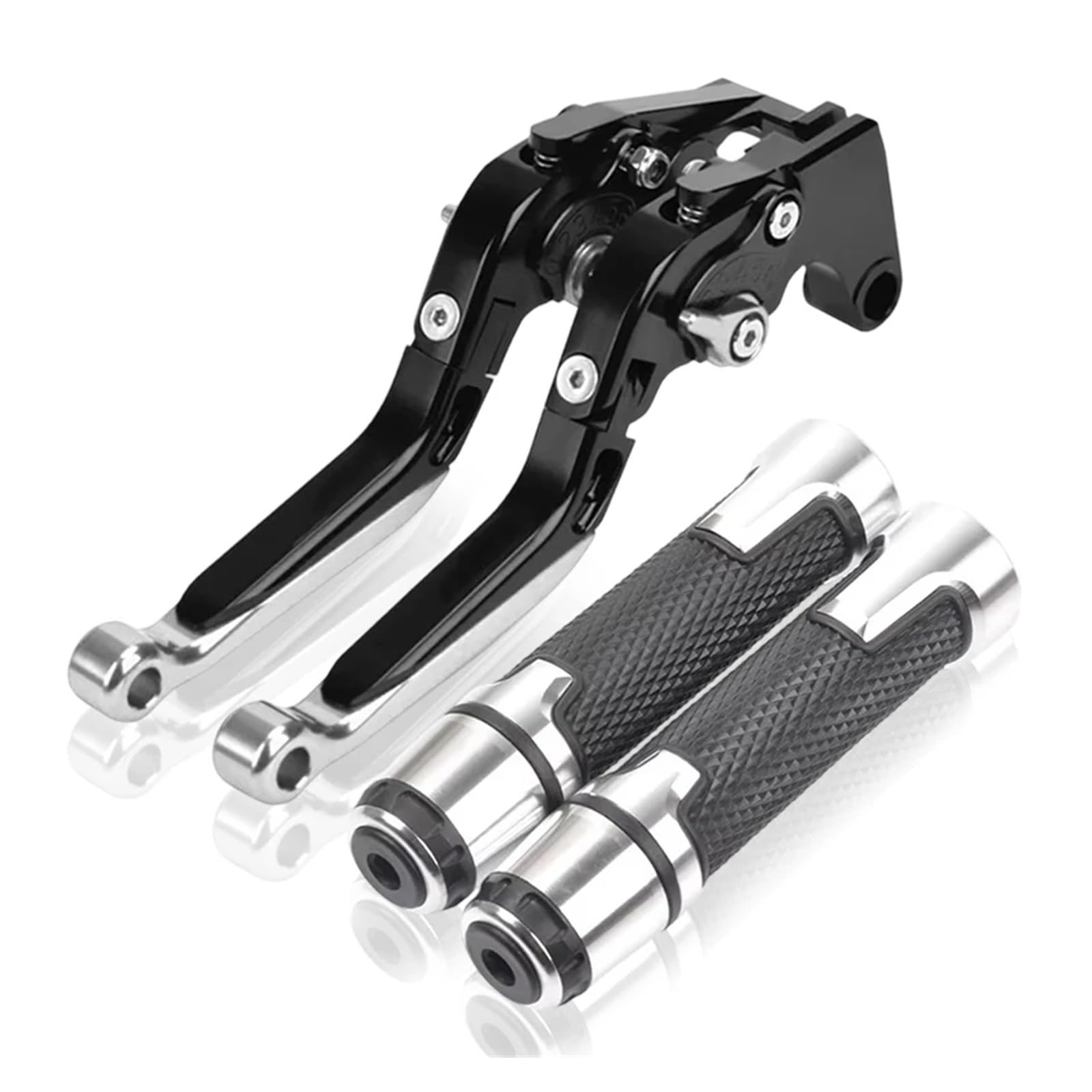WFSOWXDM Motorcycle Levers Brake Clutch Handle Lever for Duc&ati Hypermotard 950 / SP 2019-2020 Multistrada V4 1200 1260 Motorcycle Adjustable Brake Clutch Levers and Handbar Grips