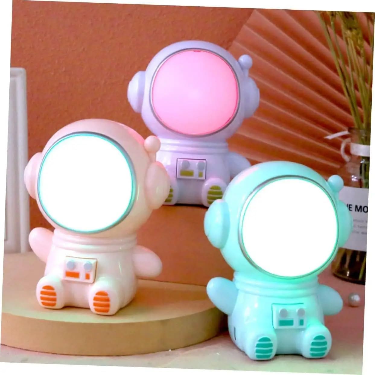 Plastic Desk Lights Color Mode Led Study Table Desk Lamp for Students, Rechargeable Studying Lamp for Childrens (Pack of -1) Random Colour