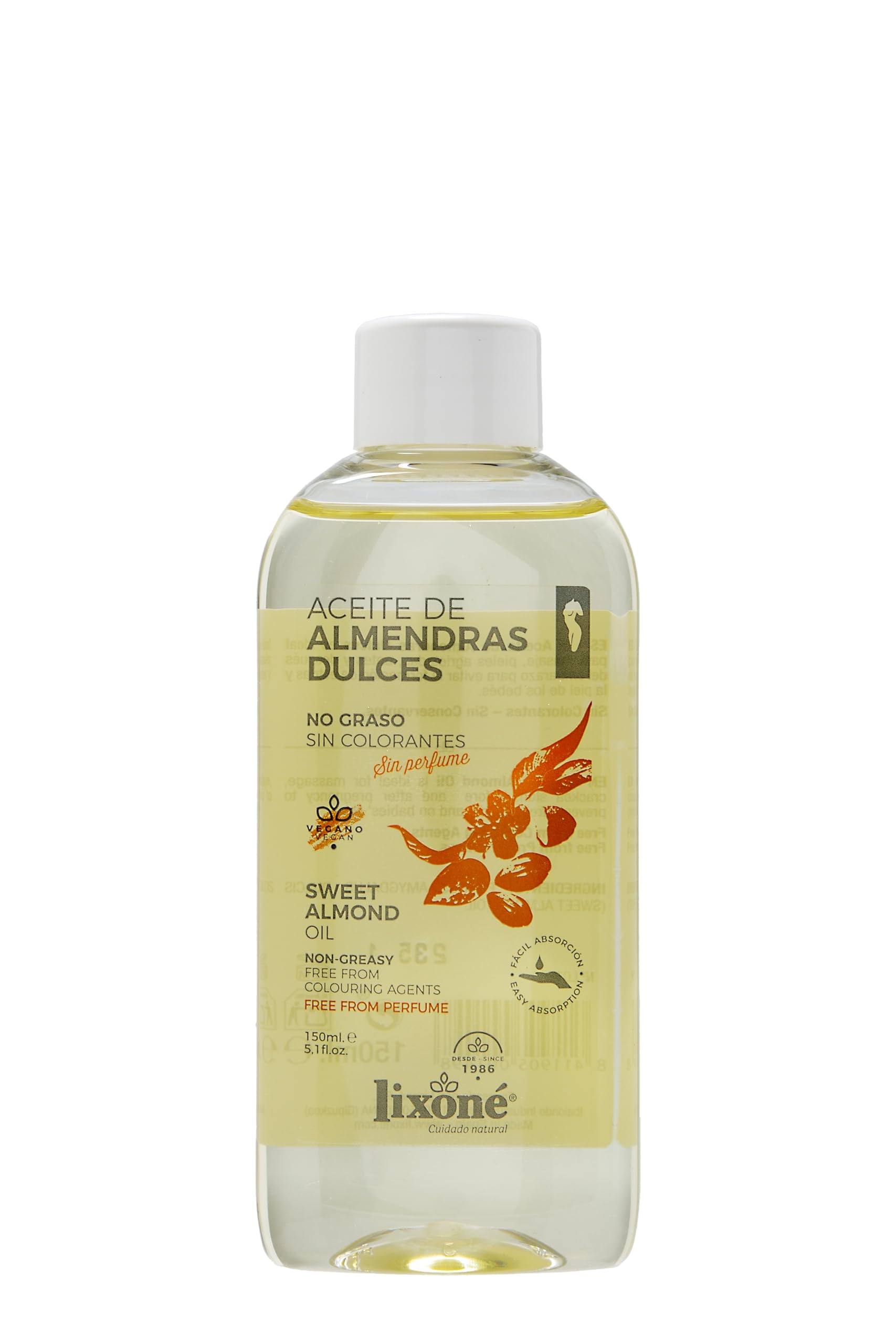 Aceite de Almendras dulces 150 ml.