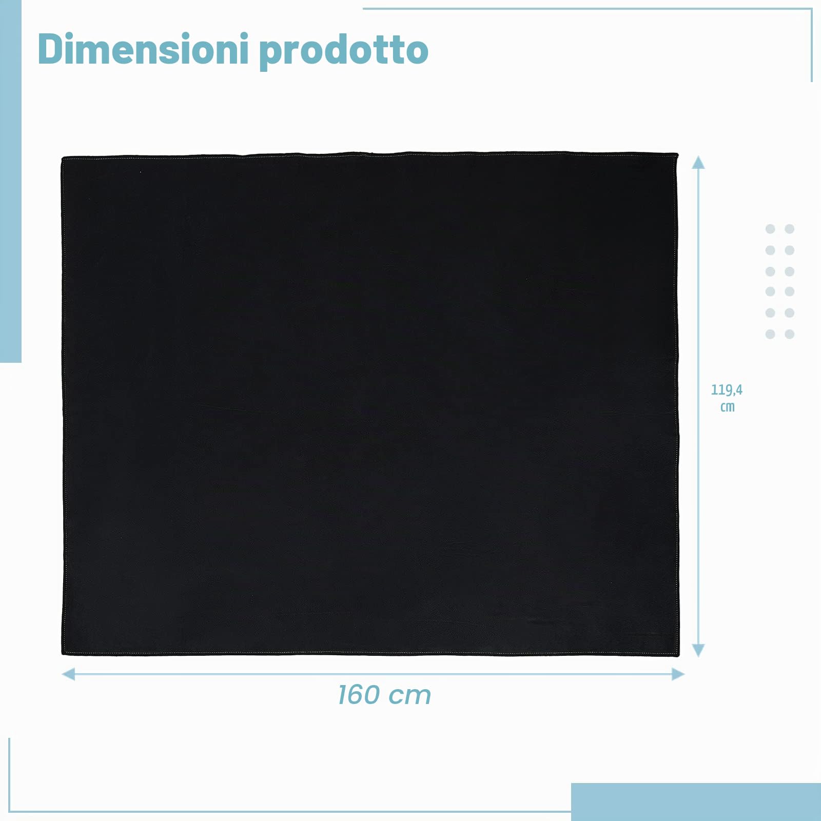 Tappeto per Batteria Elettrica 1,9 m x 1,5 m - Accessori Jazz, Regalo per Batteristi