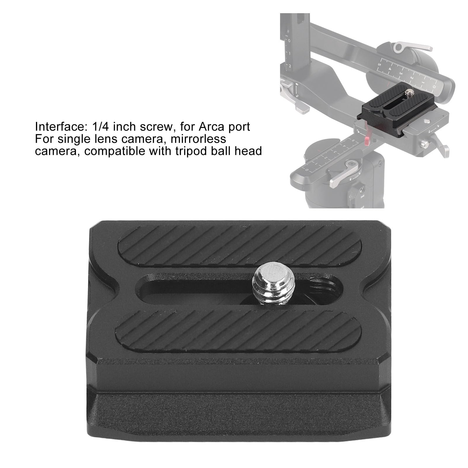 Amazon | クイックリリースプレート、アルミニウム合金カメラクイック