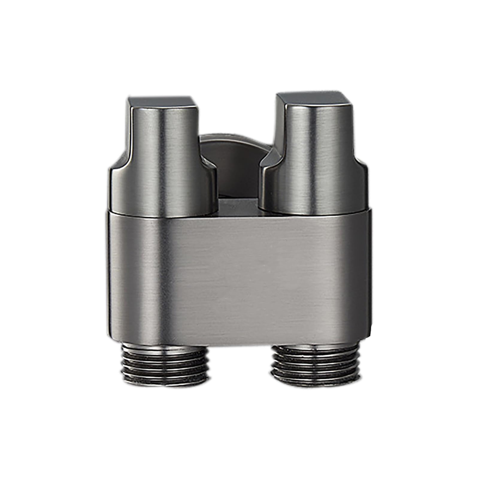 Robinet de machine à laver,laiton robinet lave linge, avec arrêt d'eau, vanne d'angle de robinet de machine à laver, pour Machine à Laver, Toilettes, équipé de raccords 1/2 et 3/4 (Dual outletsASIN)
