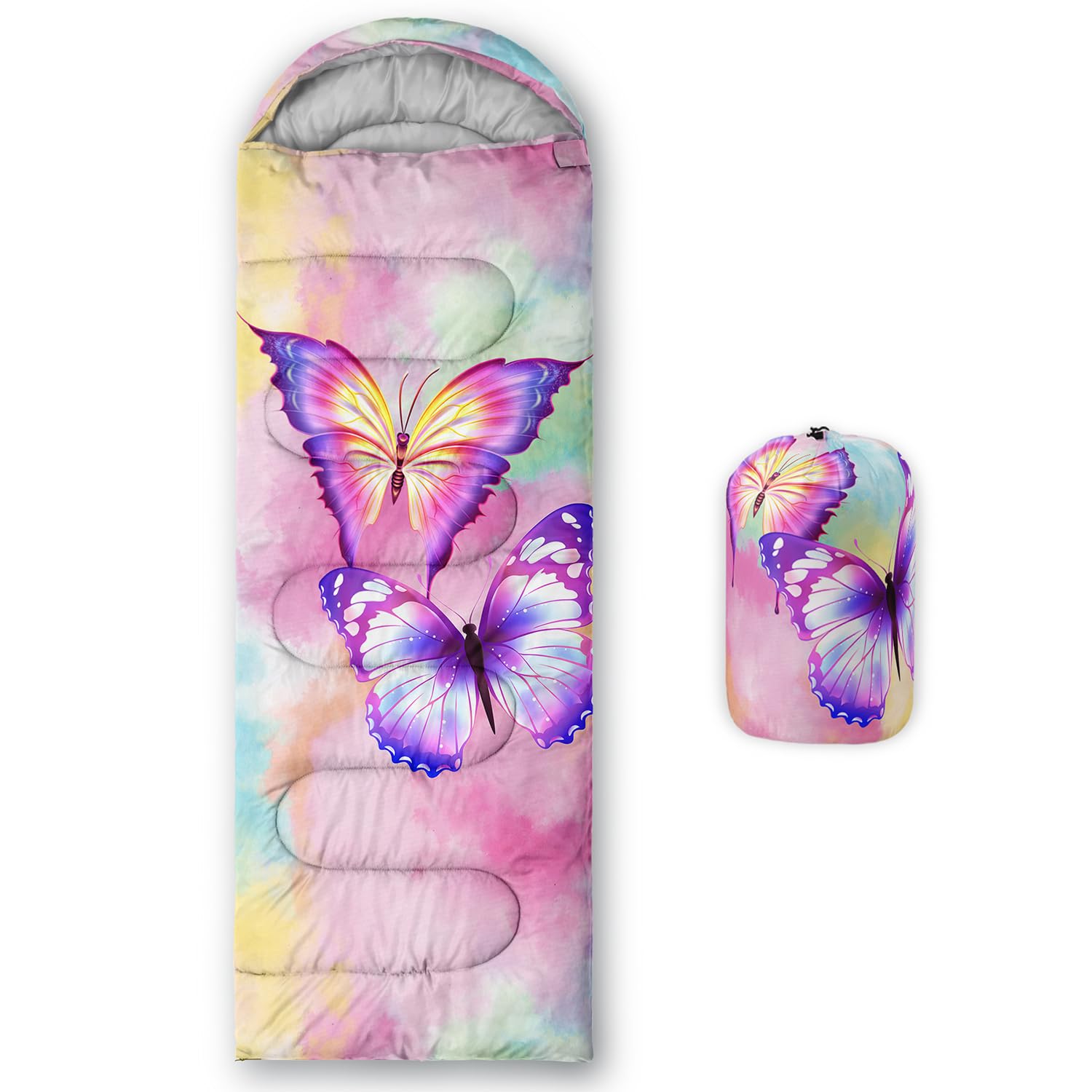 CVHOUSE Camping Sleeping Bags,3 Season Warm & Cool Weather,Lightweight,Waterproof Sleeping Bags for Adults & Kids,Traveling,and Outdoors,Camping Gear Equipment