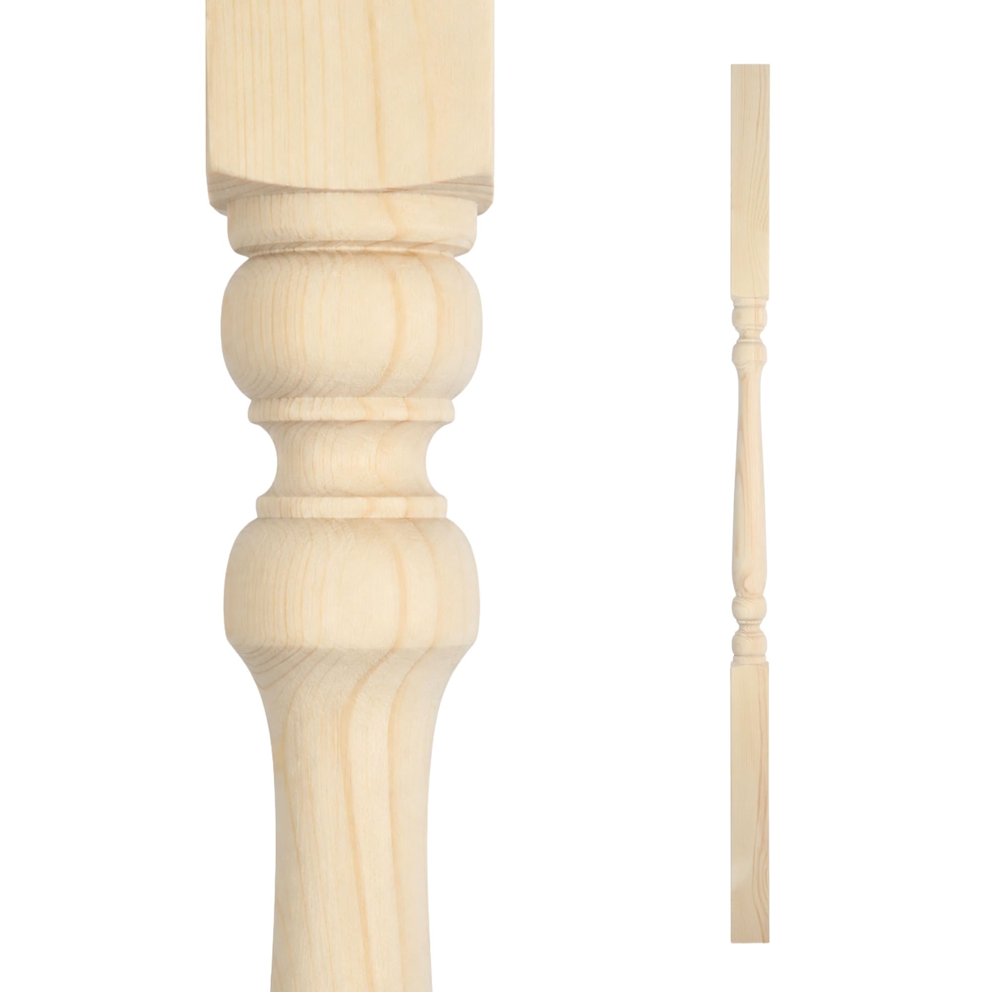 Colonial Stair Spindle 41mm Pine 900mm Pack of 10 Turned Stair Balusters