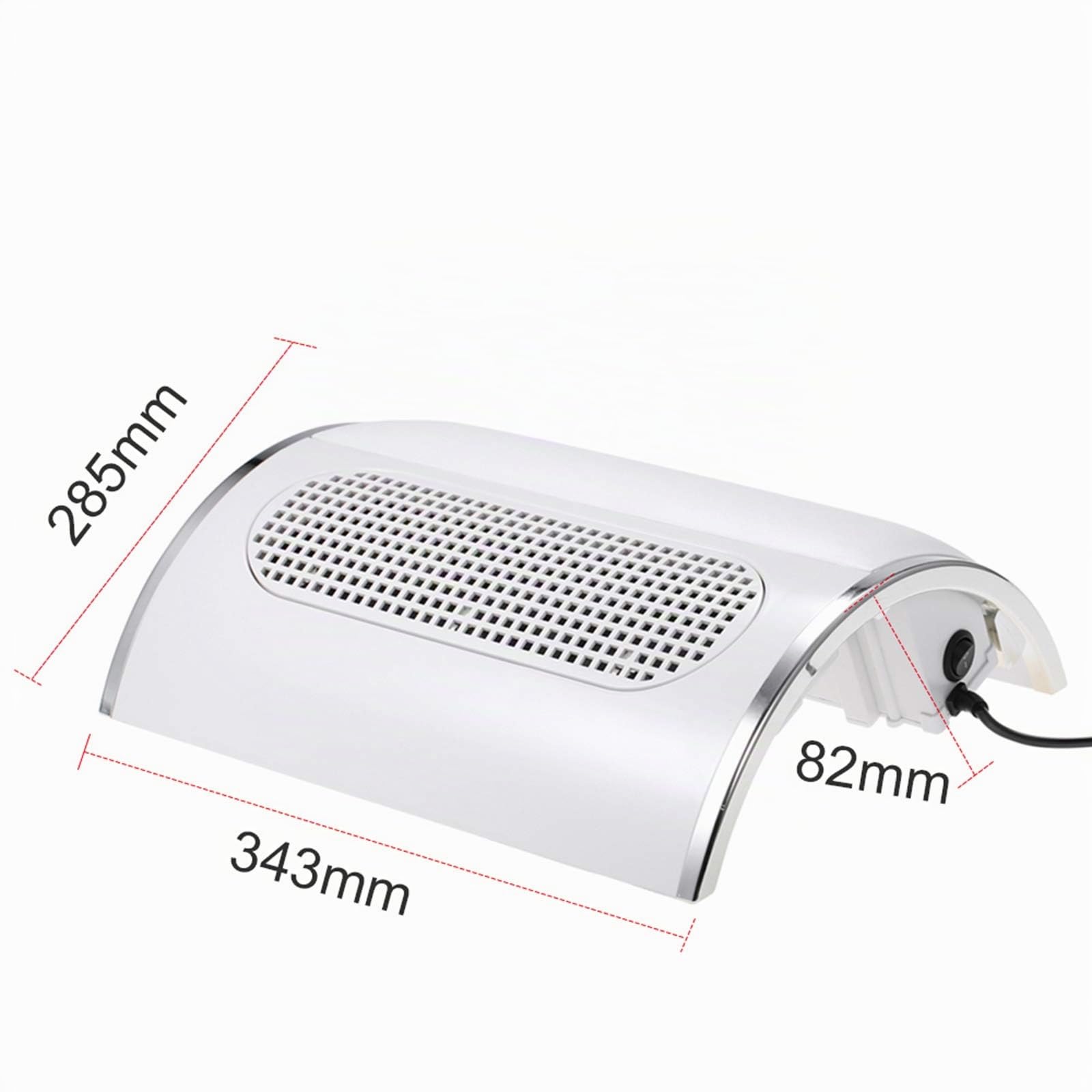 Aspirador de polvo de uñas, 40 W, herramienta de limpieza, para manicura, pedicura, con 2 bolsas reutilizables