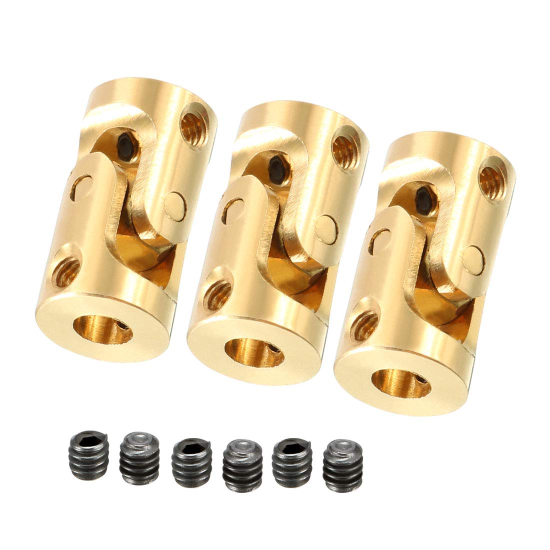 Uxcell 3 175mm To 4mm Inner Dia Rotatable Universal Steering Shaft U Joint Coupler L23xd9 2763475723