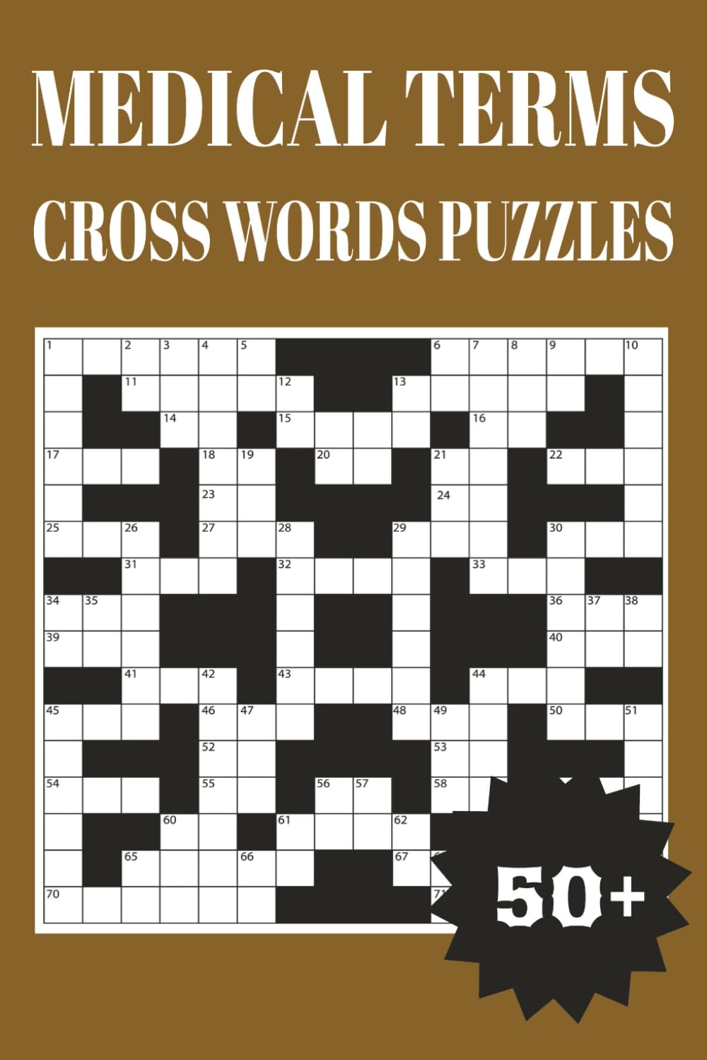 Medical Terms Cross Word Puzzles: Cross Word Puzzles, Medical Terms|6x9 inches, 110 Pages | 50+