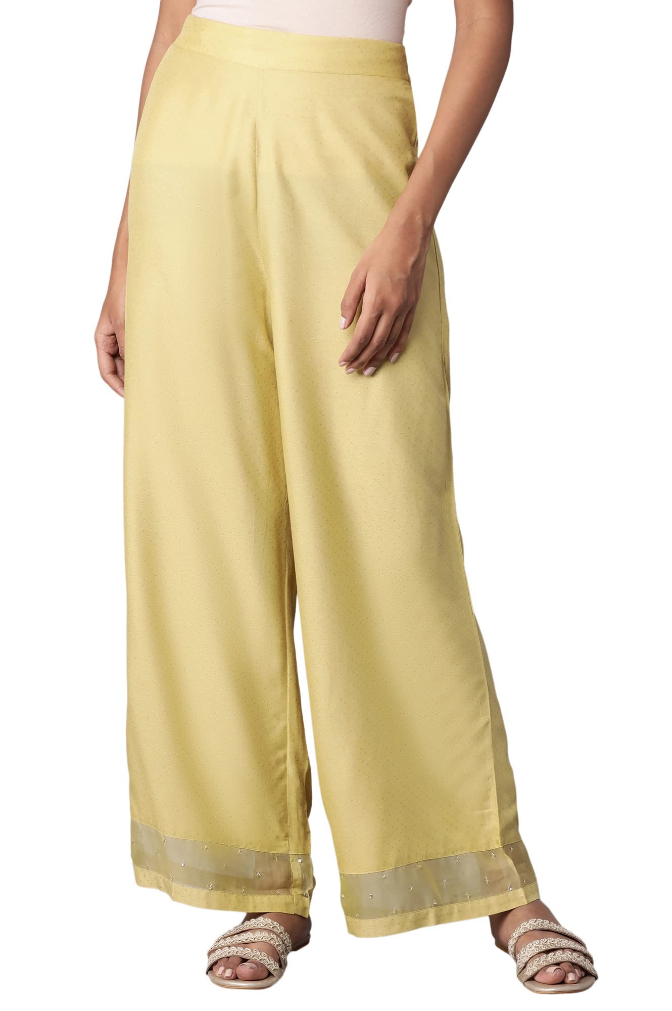 w for woman Women's High Rise Slim Fit Parallel Pants-picture-39