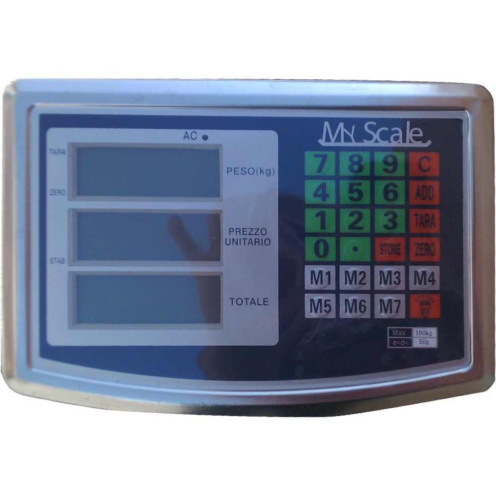 BILANCIA BILICO DIGITALE ELETTRONICA PROFESSIONALE 100 KG CON DISPLAY LCD