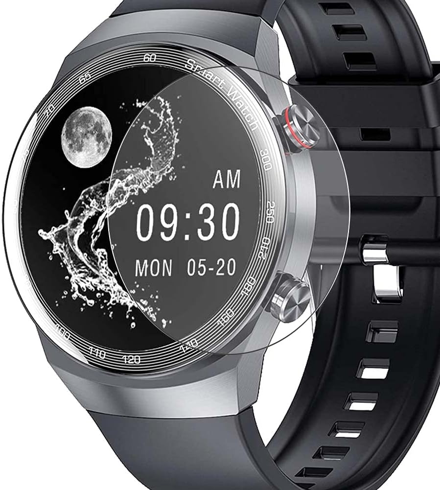 Puccy 3 Pack Tempered Glass Screen Protector Film, compatible with suinsist AK26 1.28In Smart Watch smartwatch Protectors Guard, Transparent : Cell Phones & Accessories