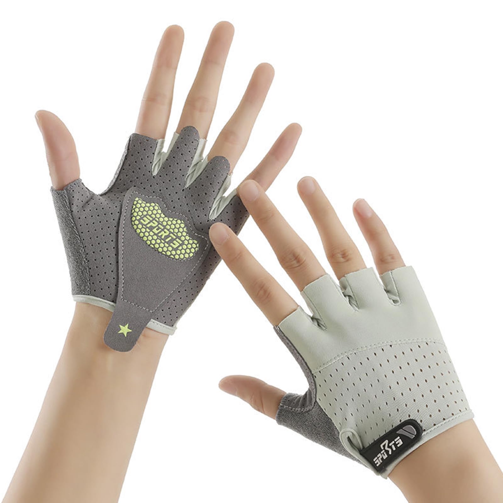 MioCloth Kids Cycling Gloves Boy Girl Half Finger Sports Workout Glove Fingerless Non-Slip Gel for Bike Fishing Handwear