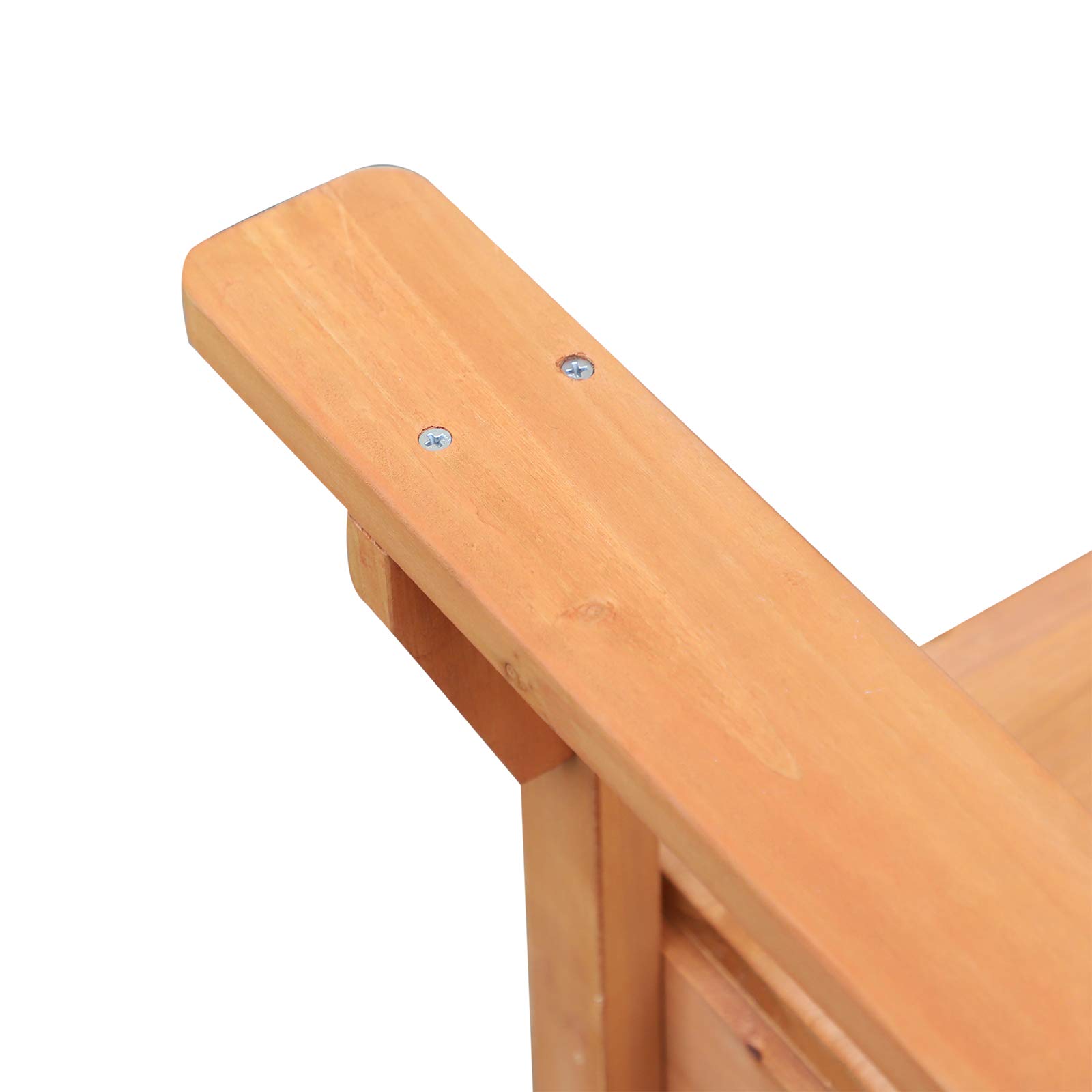 Outsunny Panchina da Giardino 2 Posti con Vano Contenitore Legno 112x58x84cm
